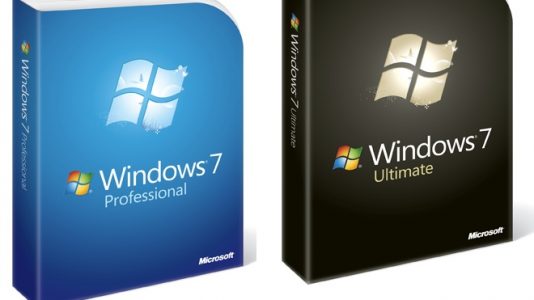 Cajas Windows 7 Professional y Ultimate