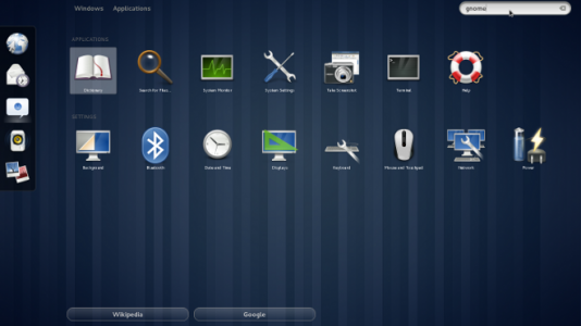 Captura de Pantalla de Gnome3