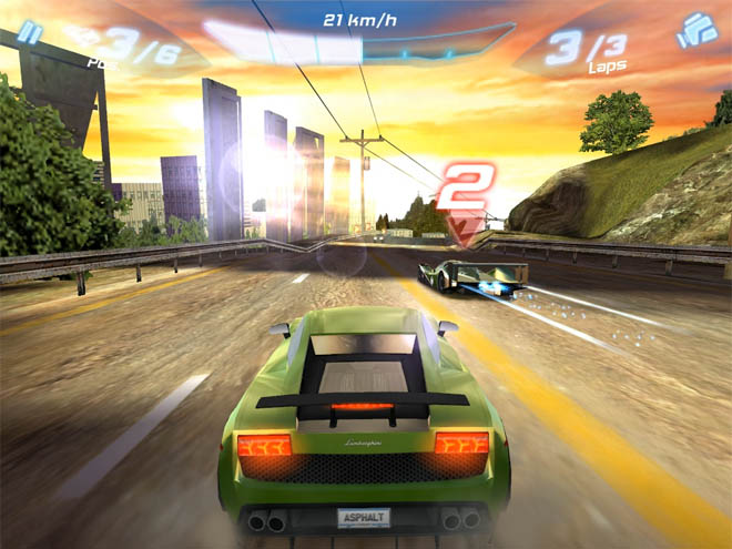 Asphalt 6: Adrenaline, gratis para BlackBerry PlayBook • 