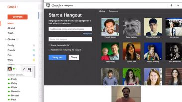 Hangouts en Gmail