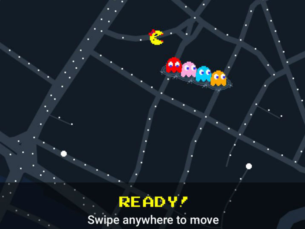 Aberto até de Madrugada: Google Maps ganha modo Pac-Man (e Ingress
