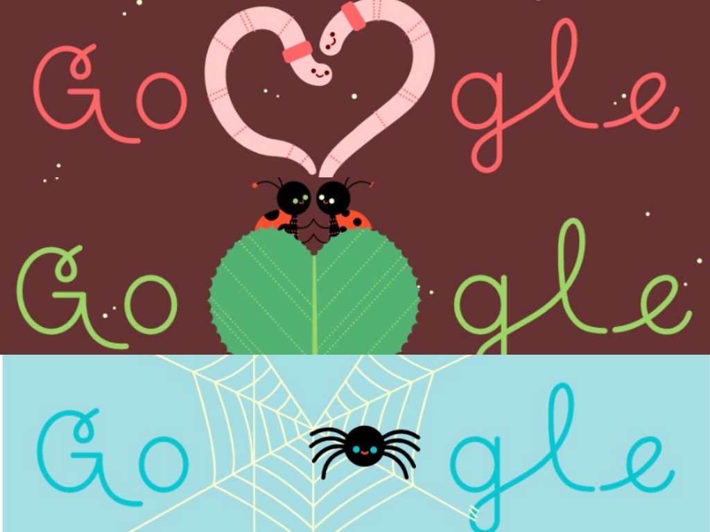 ¿Por qué el doodle de Google en San Valentín son bichos? • ENTER.CO