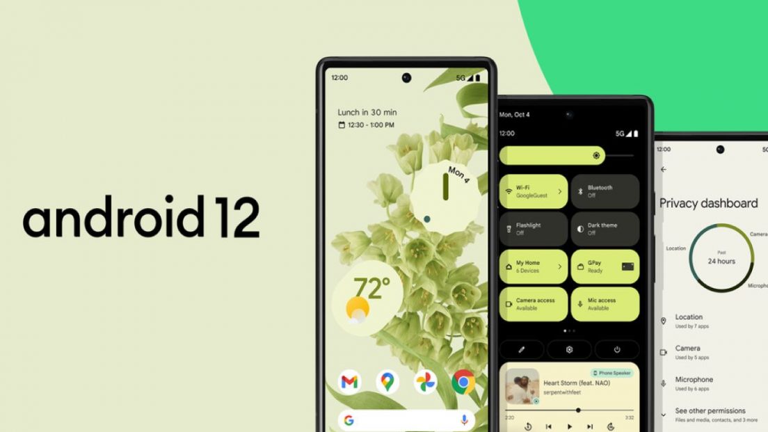 Android 12 ya está disponible para todos los teléfonos Pixel compatibles