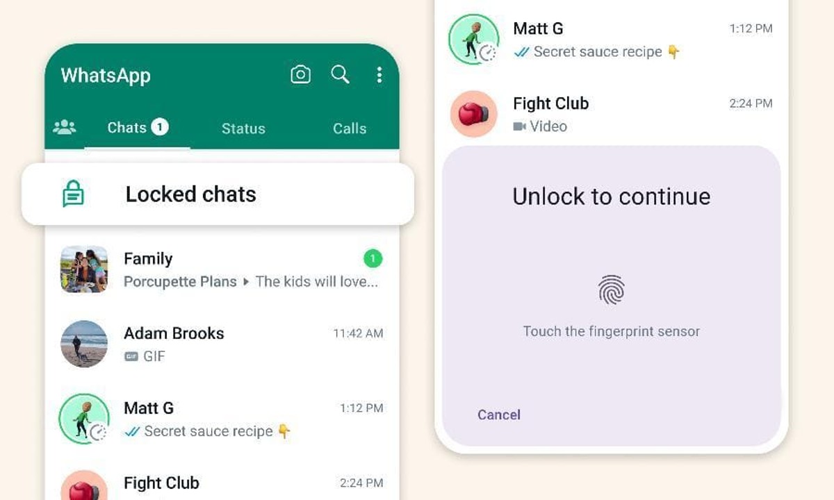 ¡oficial Whatsapp Habilitó La Función De Bloqueo De Chats Con Huella Dactilar • Enterco 0004