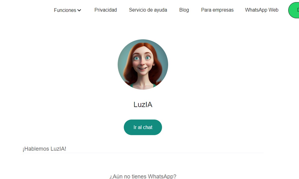 Conozca a LuzIA, la IA que funciona como un contacto de WhatsApp y resuelve  cualquier duda • ENTER.CO