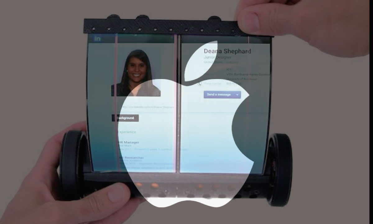 Apple recibe la patente para fabricar un smartphone plegable