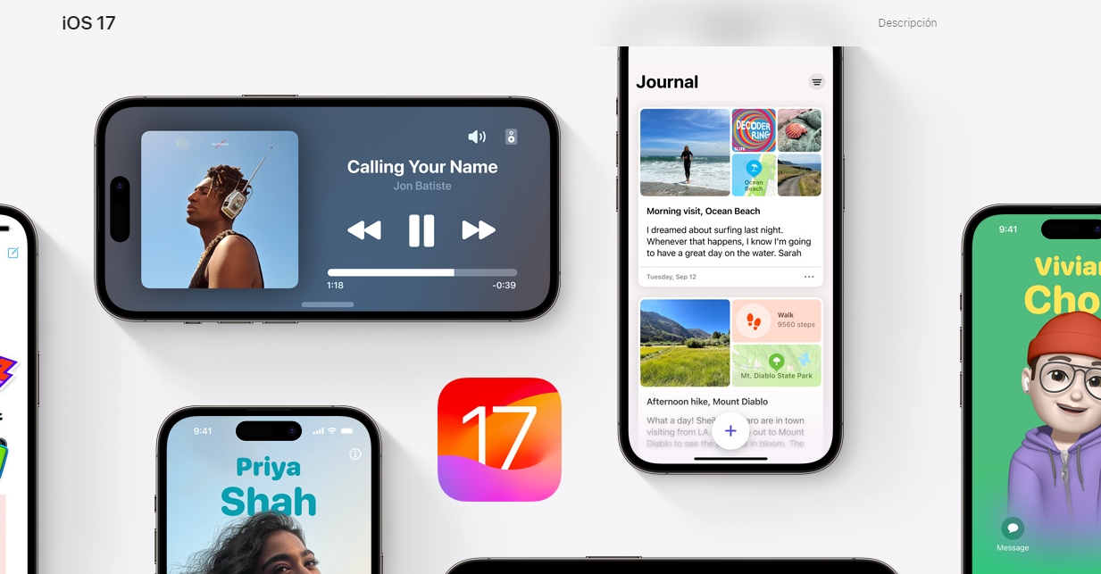 Estas son todas las novedades que llegan con iOS 17