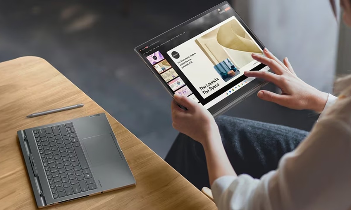 Así es el portátil ThinkBook Plus Gen 5 Hybrid: con Windows y Android